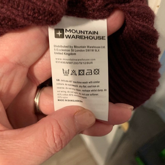 Burgundy cowl neck sweater , brand new with tags - Picture 5 of 6